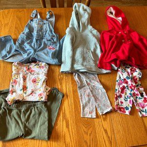 Carter’s Girls Winter Clothing Lot | 24 Months | 7 Pieces